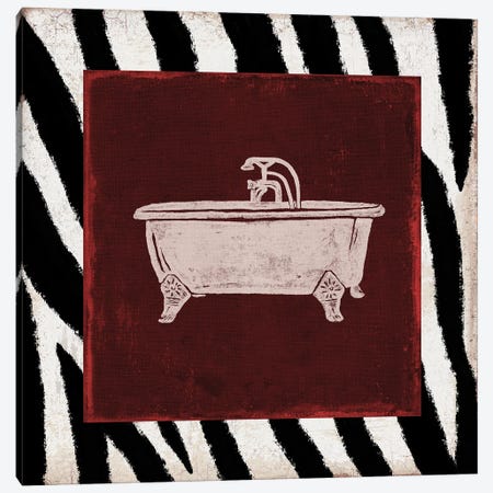 Crimson Safari Bath III Canvas Print #PRM340} by Marcus Prime Canvas Wall Art