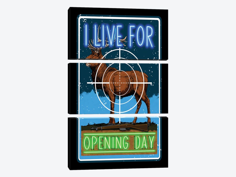 Opening Day II by Marcus Prime 3-piece Canvas Wall Art