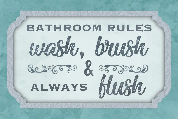 Wash Brush Flush by Marcus Prime wall art