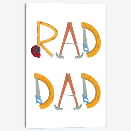 Rad Dad I Canvas Print #PRM380} by Marcus Prime Canvas Art