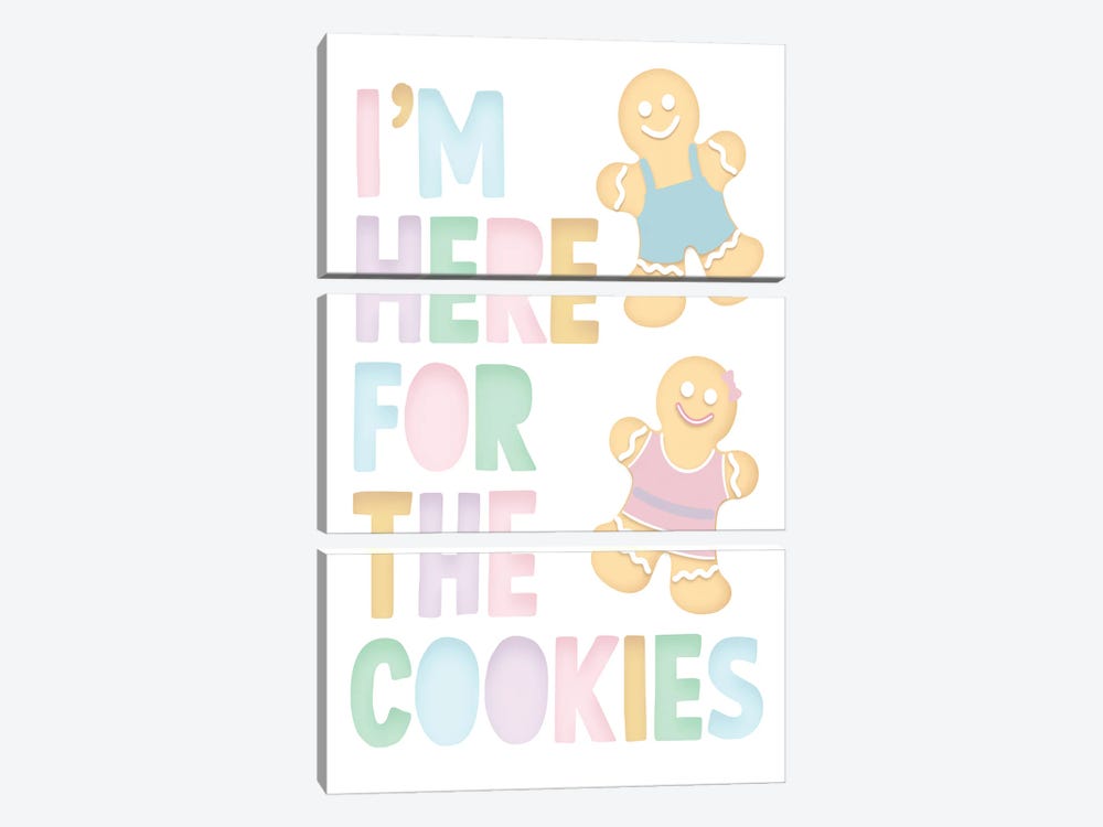 Here For The Cookies by Marcus Prime 3-piece Canvas Art