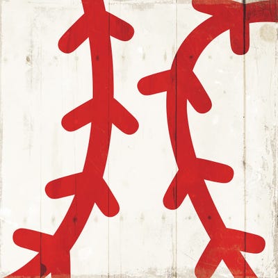 Distressed Baseball by Marcus Prime framed wall art