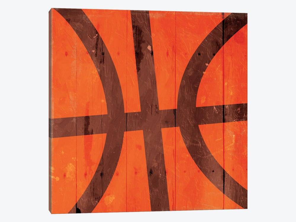 Distressed Basketball by Marcus Prime 1-piece Canvas Art Print