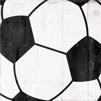 Distressed Soccerball by Marcus Prime framed wall art