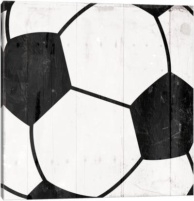 Distressed Soccerball Canvas Art Print - Marcus Prime