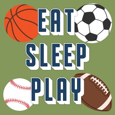 Eat Sleep Play II by Marcus Prime framed wall art