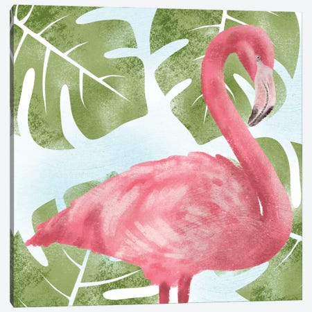 Emerging Flamingo I Canvas Print #PRM406} by Marcus Prime Canvas Art