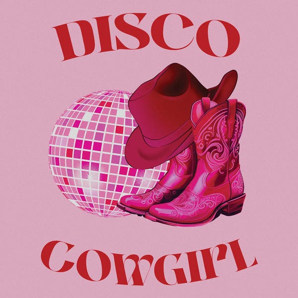 Disco Balls: Disco Cowgirl I by Marcus Prime