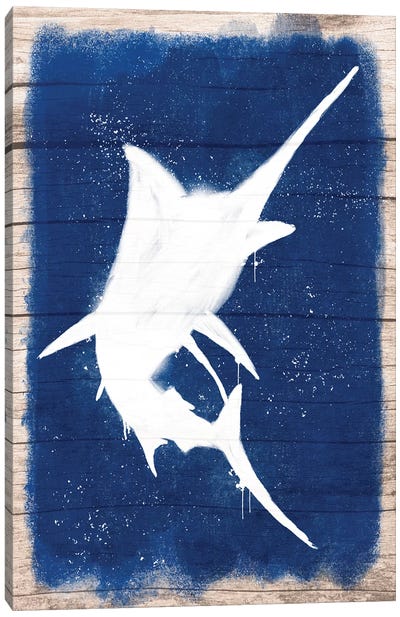 Swordfish Blast I Canvas Art Print - Marcus Prime