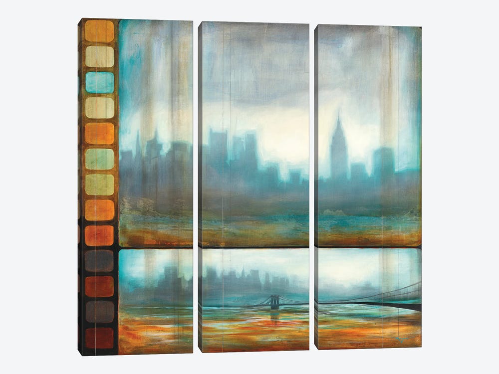 New York Motion by Pablo Rojero 3-piece Canvas Print
