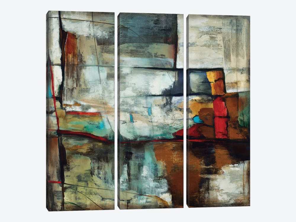 Reflection by Pablo Rojero 3-piece Canvas Wall Art