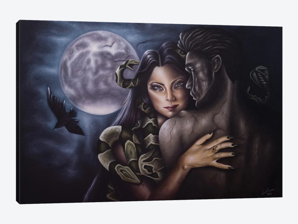 The Medusa Spell by Luis Parreira 1-piece Canvas Art Print