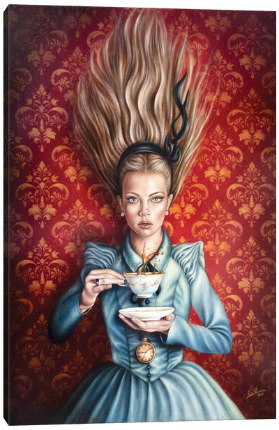 Drink Me Canvas Art Print - Alice