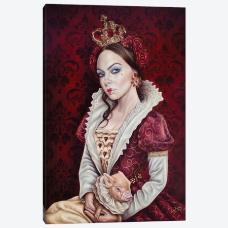 Off With Her Head Canvas Print #PRR7} by Luis Parreira Canvas Artwork