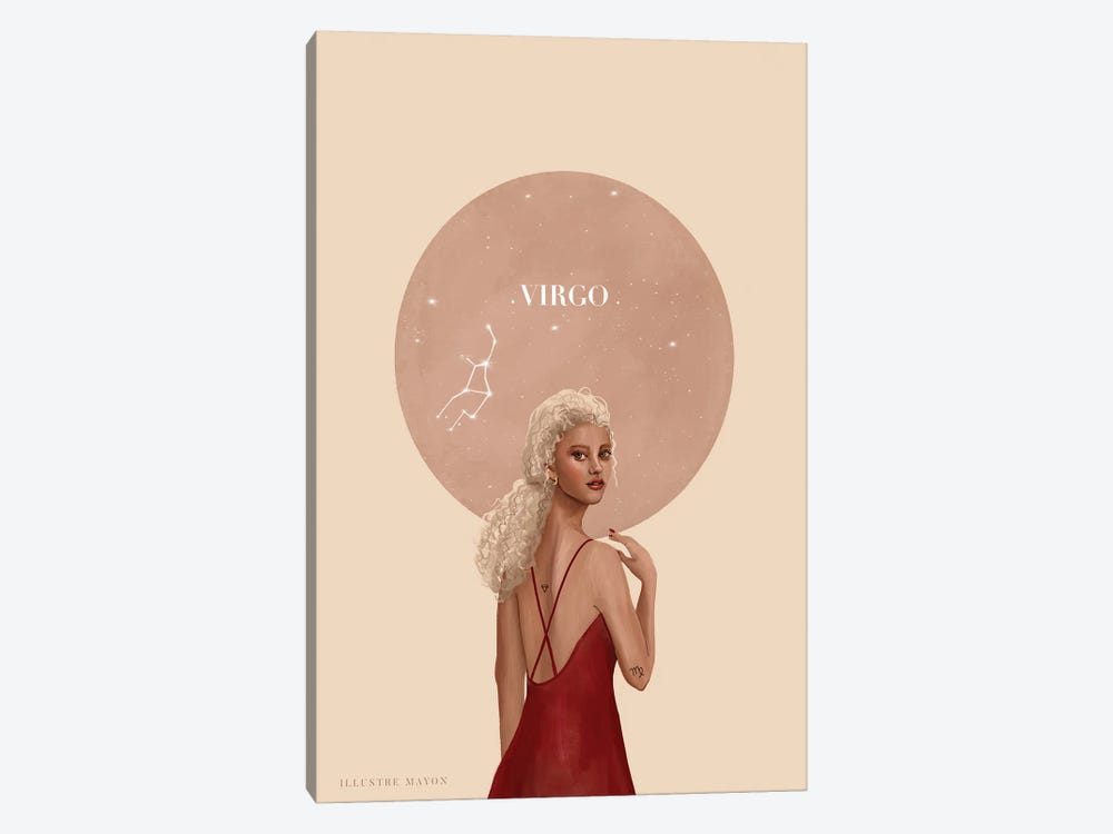 Virgo by Illustre Mayon 1-piece Canvas Art Print