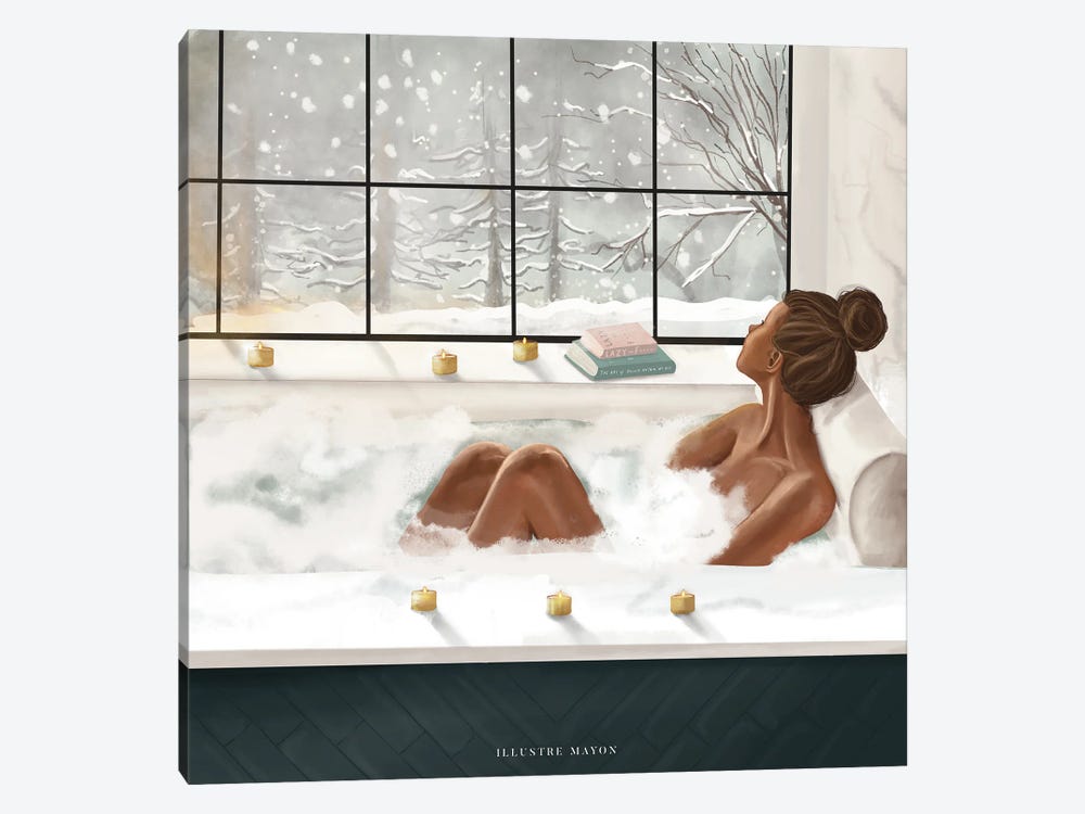 Bath Time by Illustre Mayon 1-piece Canvas Art