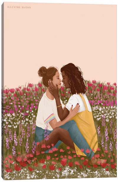 Love Is Love Canvas Art Print - For Your Better Half