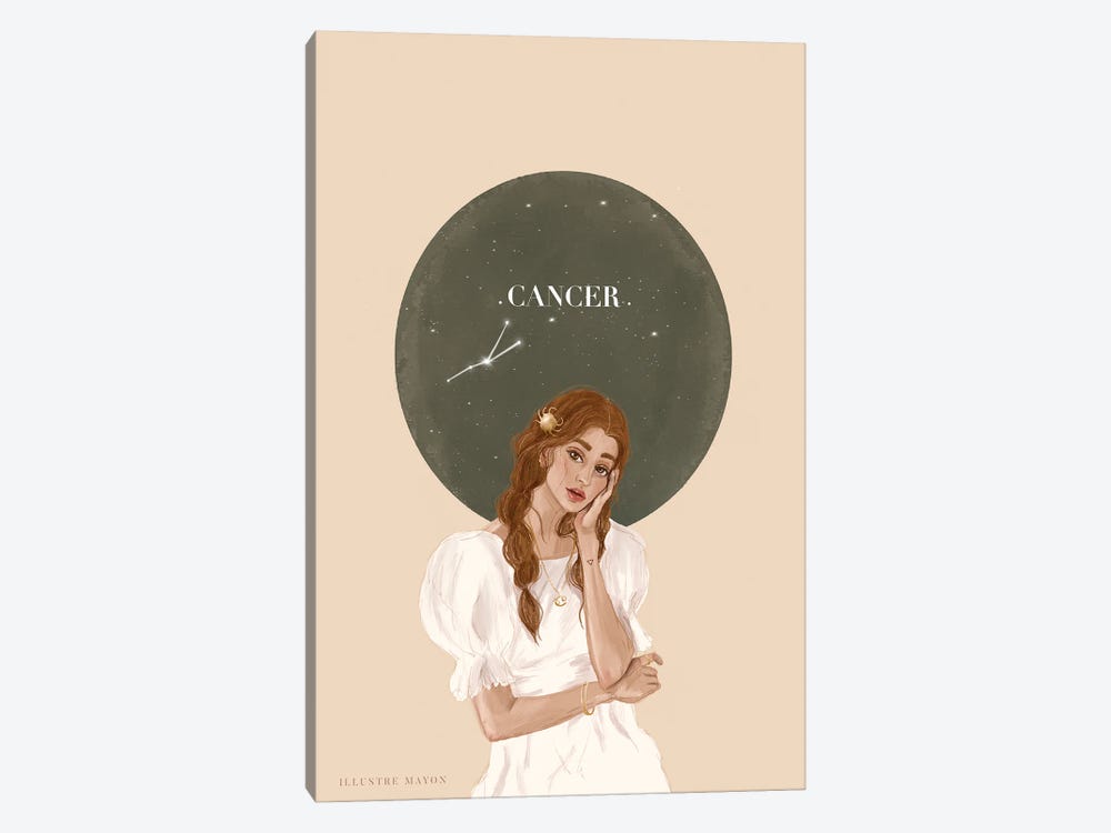 Cancer by Illustre Mayon 1-piece Canvas Wall Art