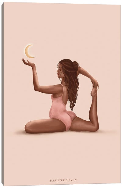 My Precious Moon Canvas Art Print - Illustre Mayon