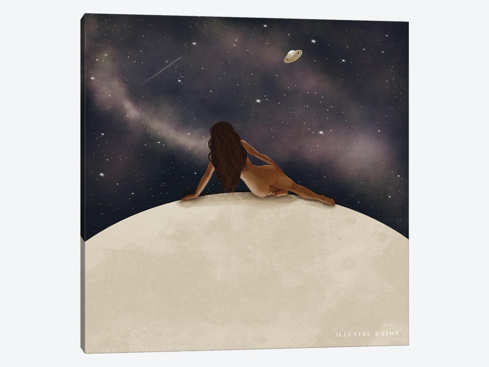 Shooting Stars by Illustre Mayon 1-piece Canvas Wall Art