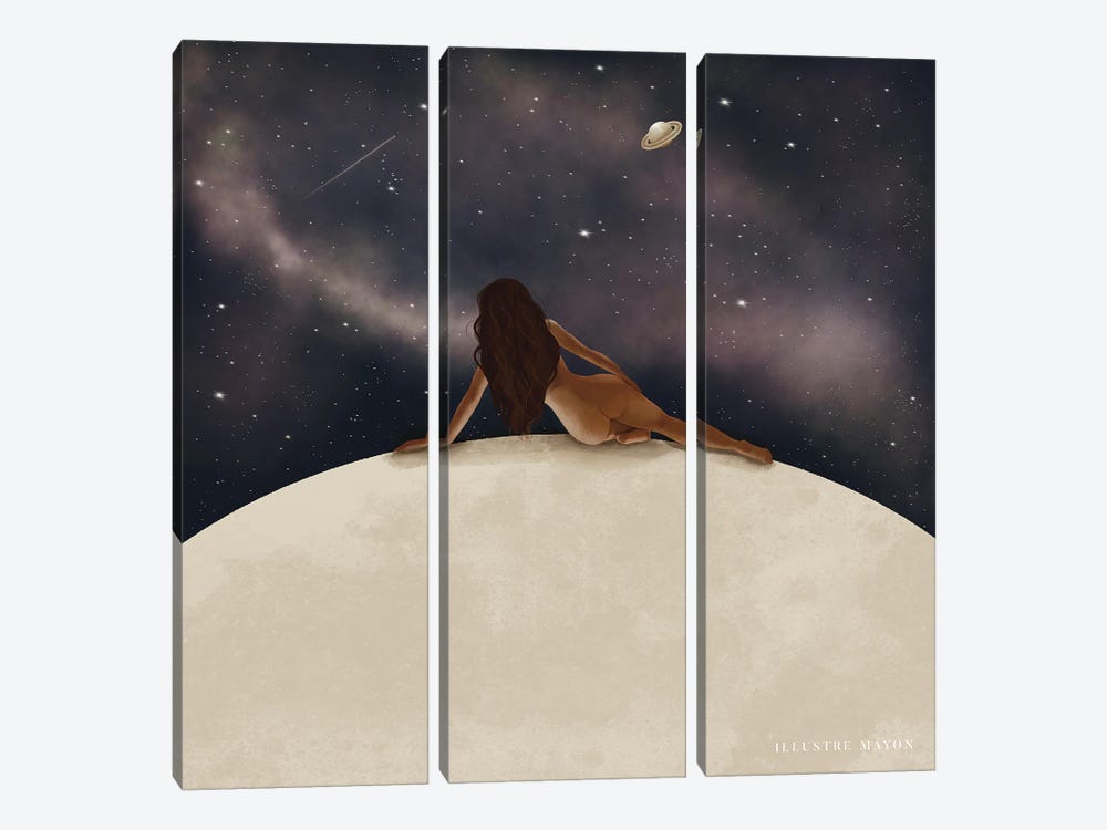 Shooting Stars by Illustre Mayon 3-piece Canvas Art