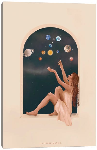 The Whole Universe Canvas Art Print - Solar System Art