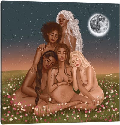 Women's Day Canvas Art Print - Mysticism
