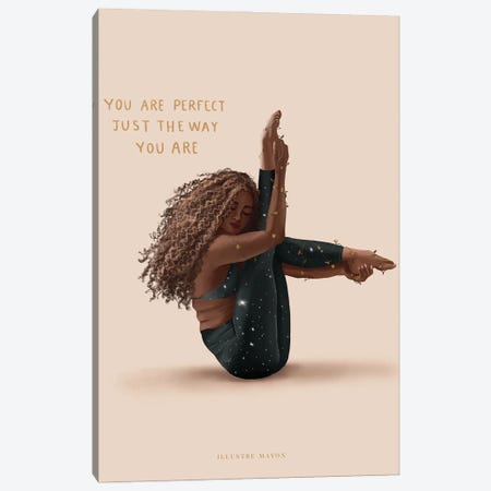 You Are Perfect Canvas Print #PRT66} by Illustre Mayon Canvas Wall Art