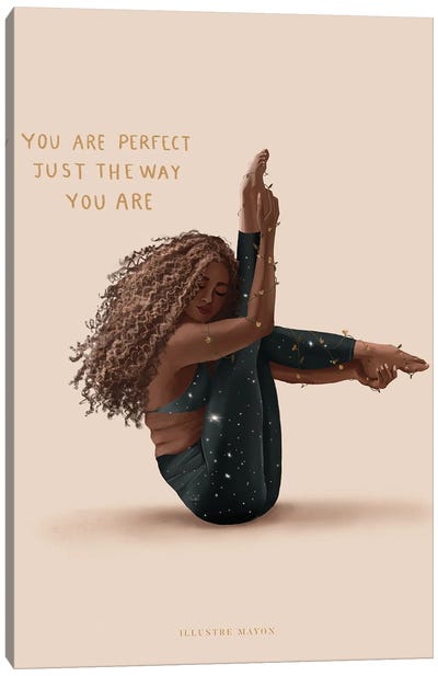 You Are Perfect Canvas Art Print - Healing Art