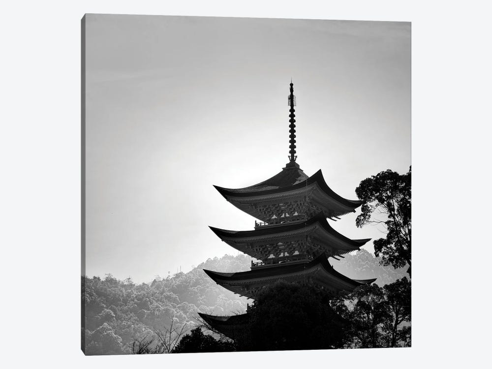 Japanese Temple by Praxis Studio 1-piece Canvas Wall Art