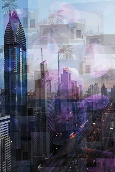 United Arab Emirates: Dubai Collage by Praxis Studio