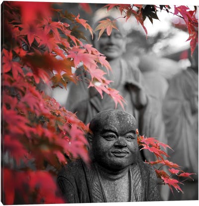 Buddha Statues Canvas Art Print - Color Pop Photography