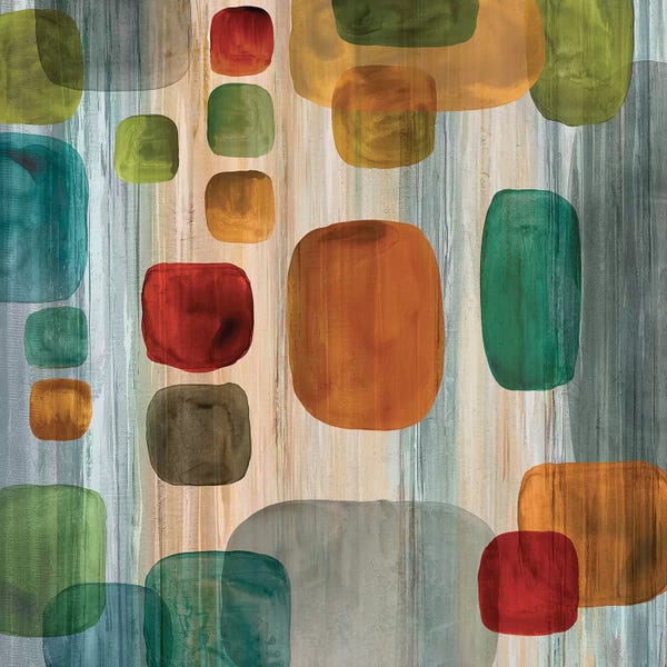 Abstract Shapes & Patterns: Suspended Gems I by Angela Perry