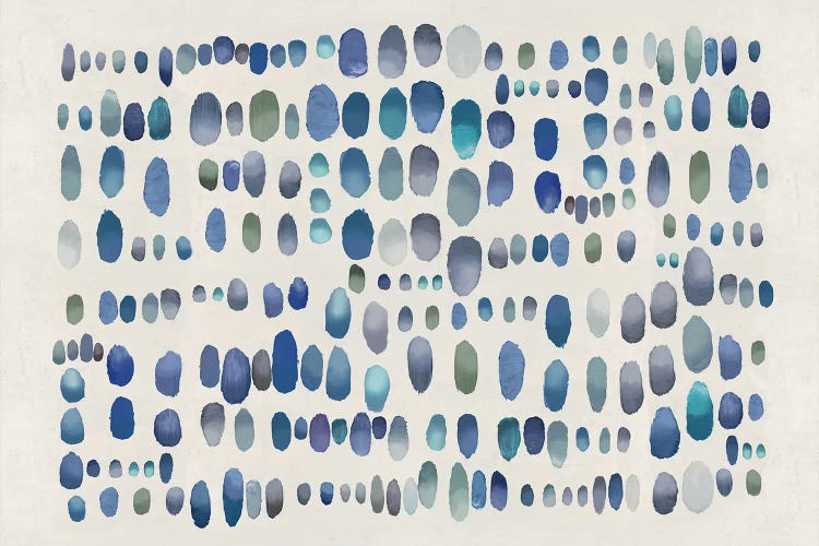 Playful Blue And Green III by Angela Perry wall art