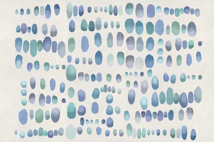 Playful Green And Purple III by Angela Perry wall art