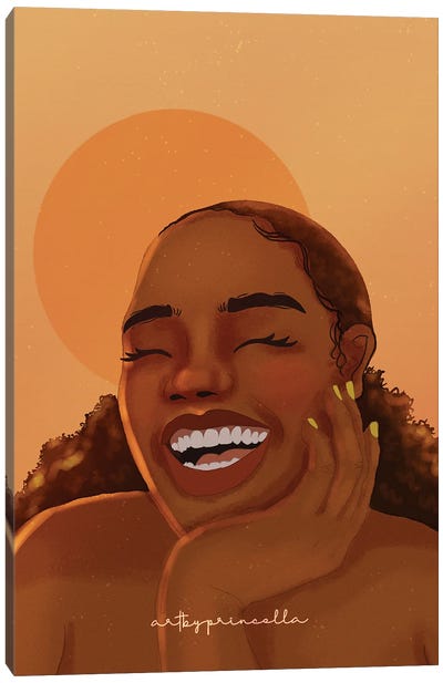 More Joy Canvas Art Print - Black Joy