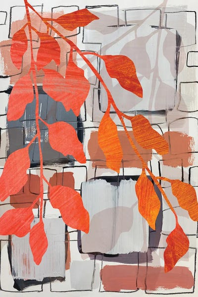 Pamela Staker: Windows And Vines II by Pamela Staker