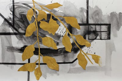 Haiku Series Branches II by Pamela Staker multi panel art