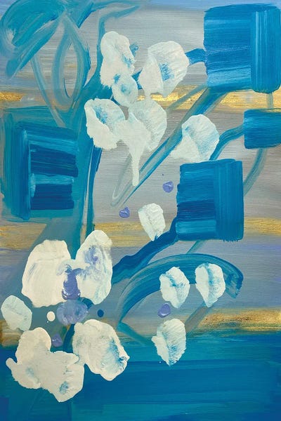 Pamela Staker: Floral Study I by Pamela Staker