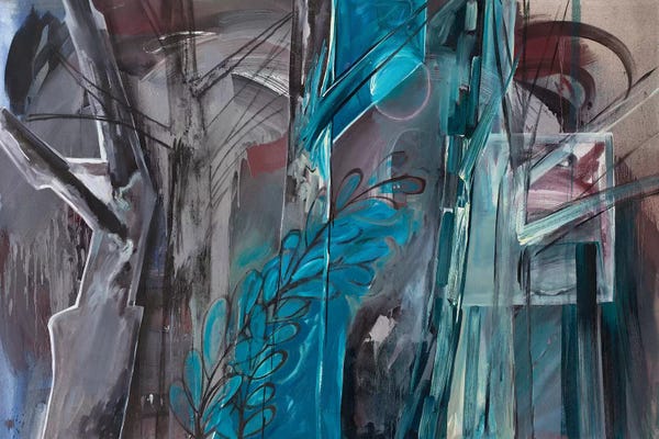 Pamela Staker: Forest At Night by Pamela Staker