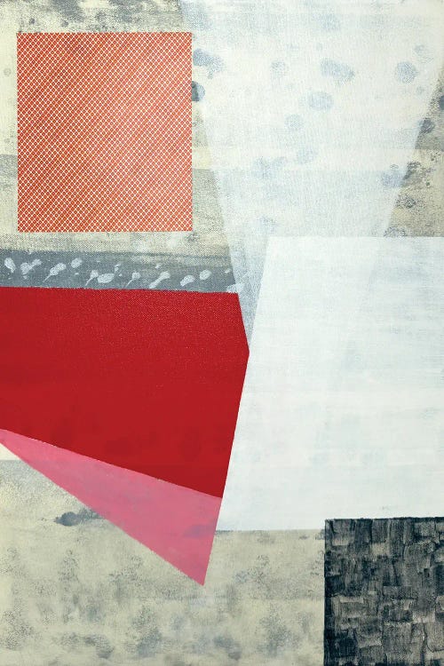 Red Geometric I by Pamela Staker wall art