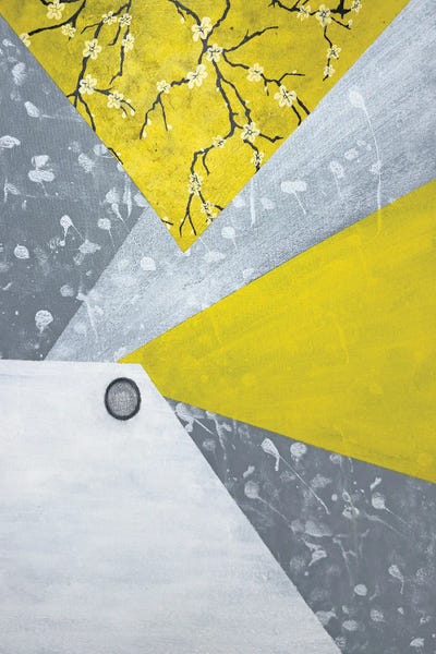 Pamela Staker: Yellow Geometric I by Pamela Staker