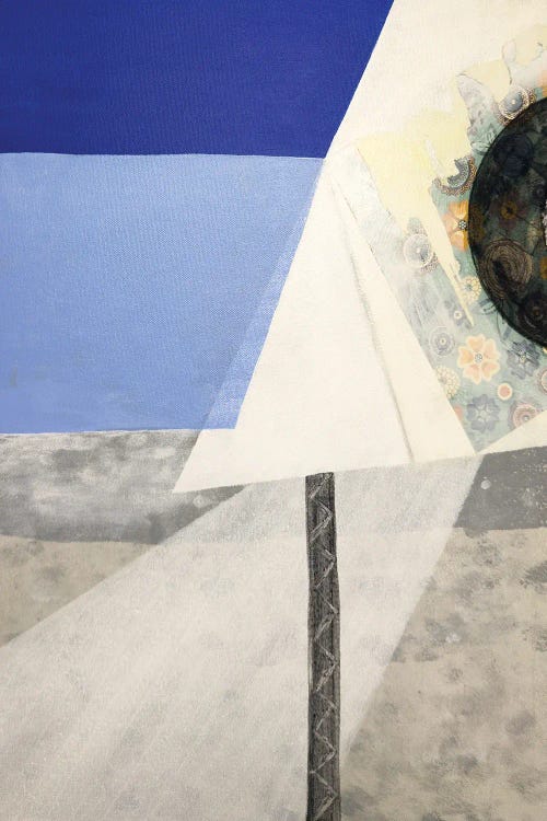 Blue Geometric II by Pamela Staker wall art