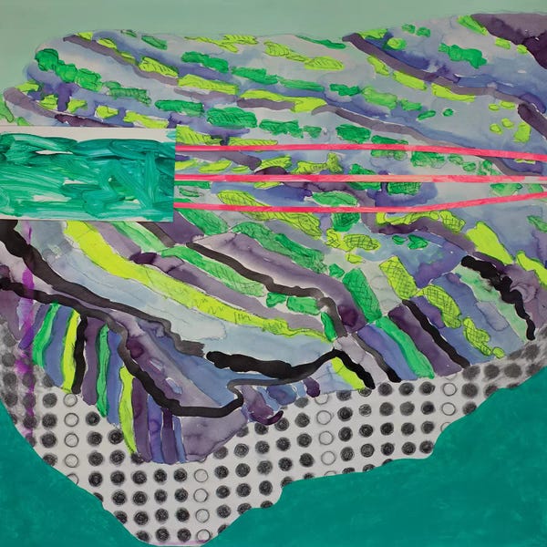 Pamela Staker: Green Pattern by Pamela Staker