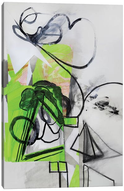 Green Tree Canvas Art Print - Pamela Staker