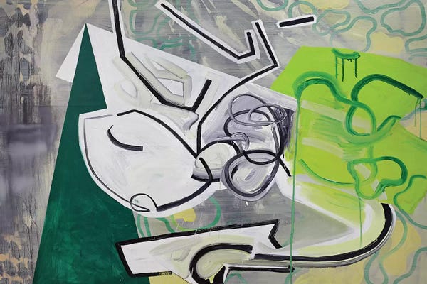 Pamela Staker: Green Triangle by Pamela Staker