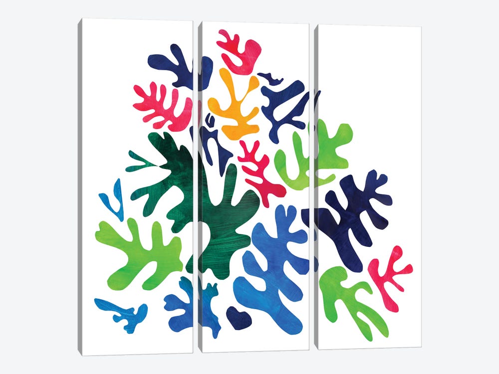 Homage To Matisse I by Pamela Staker 3-piece Canvas Wall Art