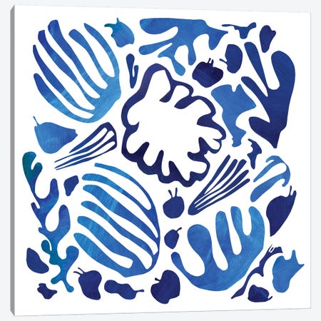 Homage To Matisse II Canvas Print #PSK26} by Pamela Staker Canvas Artwork