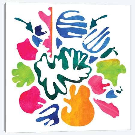 Homage To Matisse V Canvas Print #PSK28} by Pamela Staker Art Print