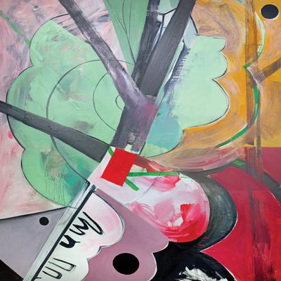 Intersection by Pamela Staker metal wall art